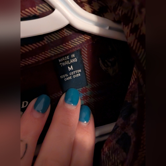 Salty Dog Plaid Flannel Shirt | All-Over Horse Print - Picture 6 of 7